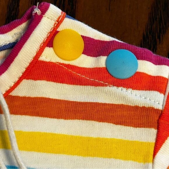 KidIO Sunshine Rainbow Appliqué Striped Dress baby girls 18-24 months NWT - Picture 13 of 16